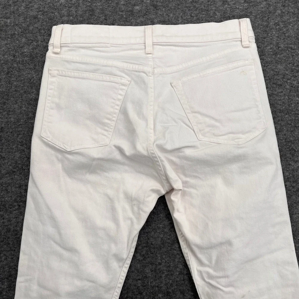 Rag & Bone Fit 2 Slim Leg Jeans Aged White Preppy Size 32x28 Mens Off-White